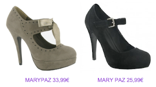 Zapatos plataforma lazo MaryPaz 2010/2011